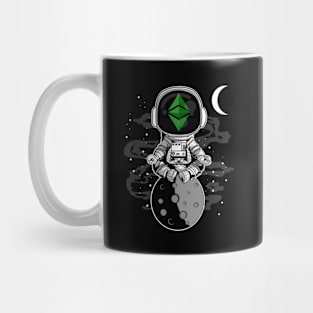 Astronaut ETH Ethereum Classic Coin To The Moon Crypto Token Cryptocurrency Wallet Birthday Gift For Men Women Kids Mug